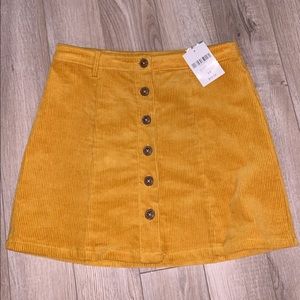 forever 21 button down skirt